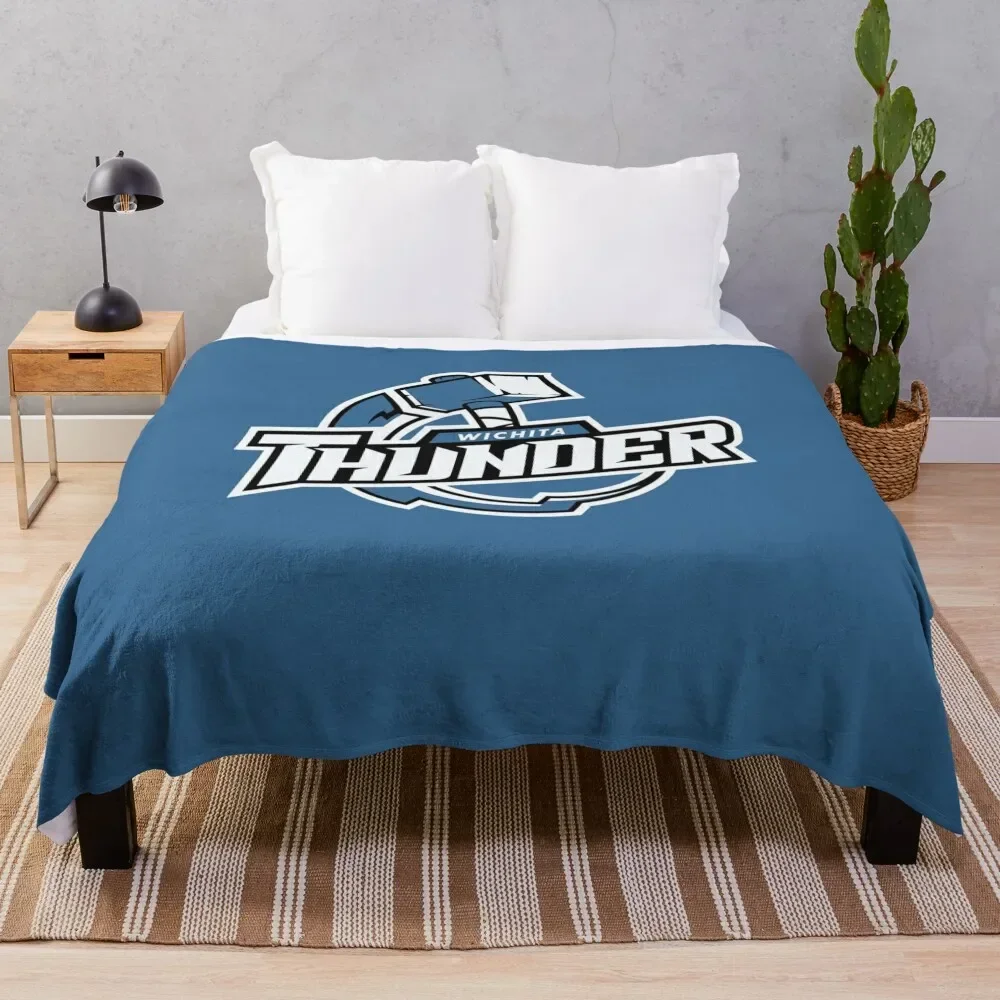 

Wichita Thunder Throw Blanket Decorative Beds Custom Polar Blankets