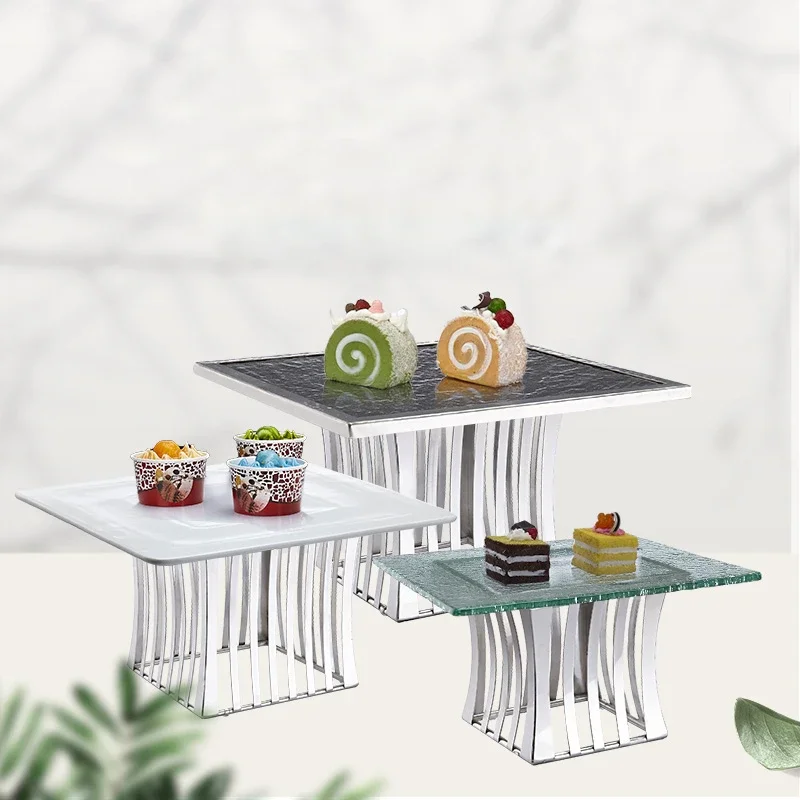 Creative cake rack Fruit tray Dessert table Snack display rack Tea break stand Wedding food booth Cake stand cake display