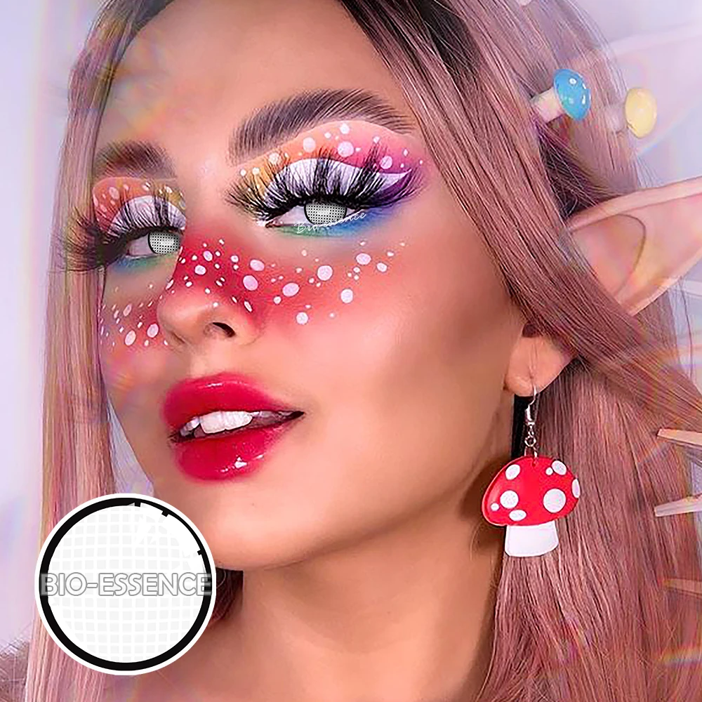 Bio-essence pz/paia lenti a contatto colorate per gli occhi