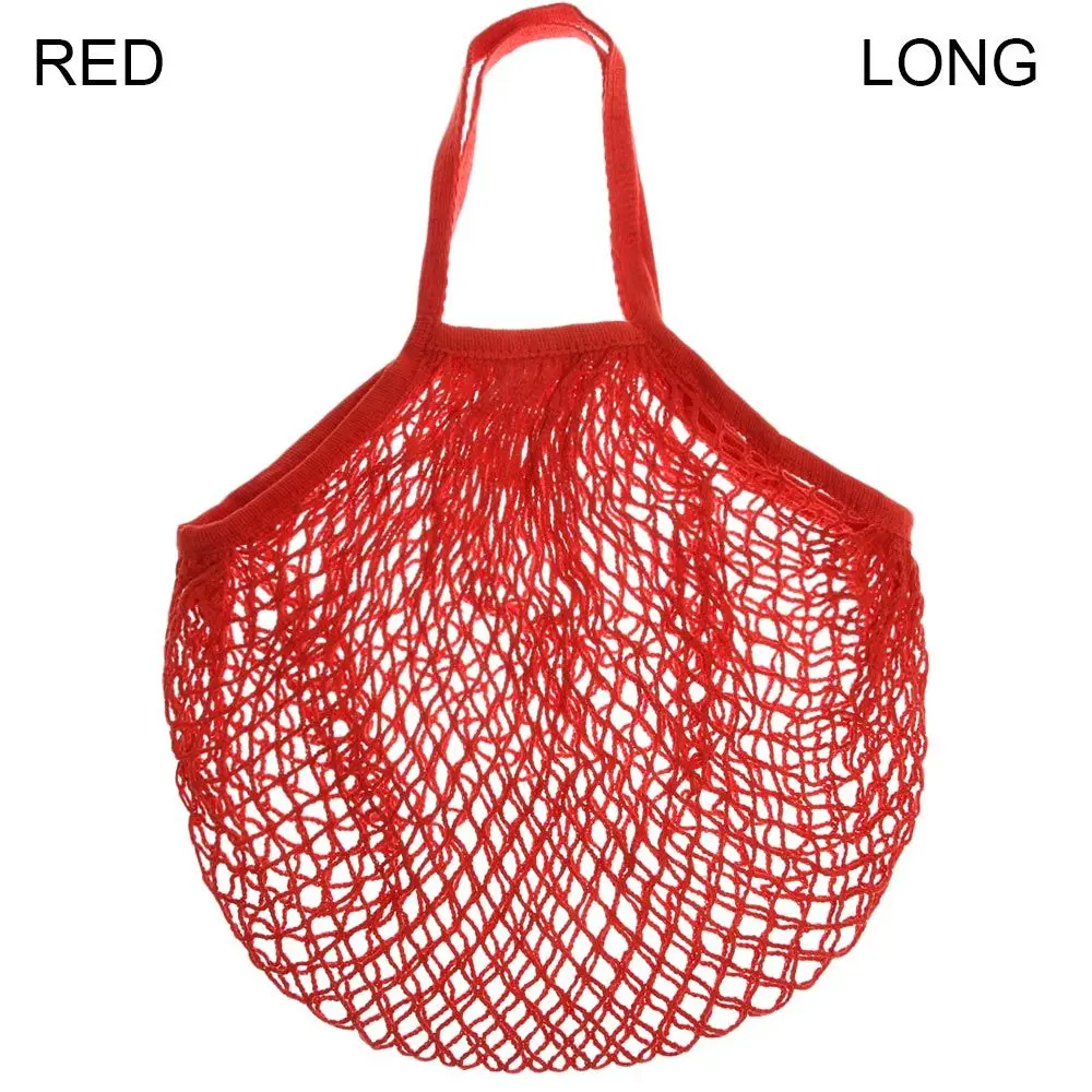 Eco-Friendly Reusable Cotton Mesh Tote Бag - Sustainable Woven Shopping & Storage Tote