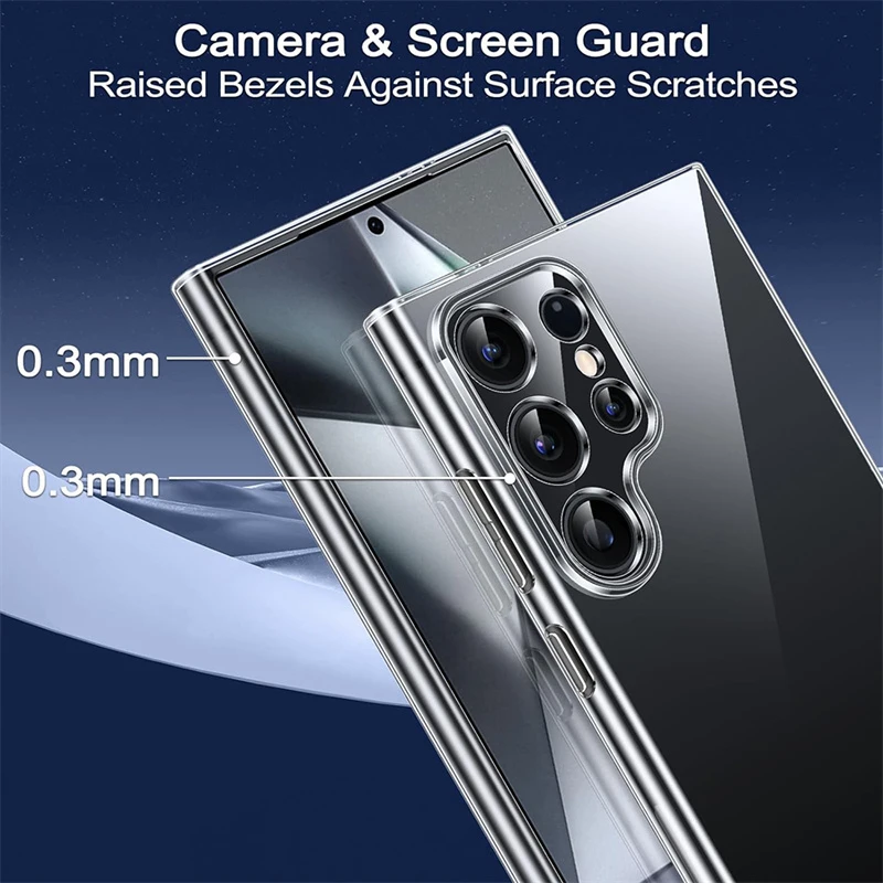 Clear TPU Case Transparent Look