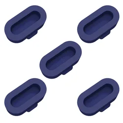 Universal Dust Cover Charger Plug Case (Dark Blue)