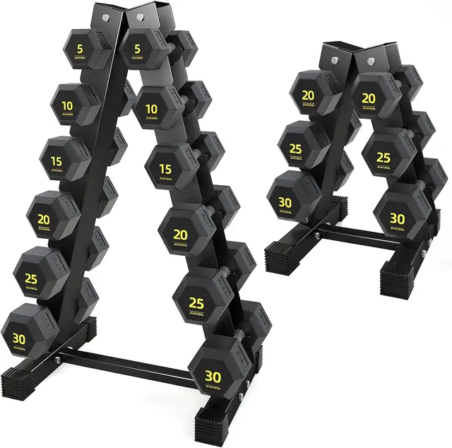 7304-f76d02.jpg 15 lb Dumbbells PVC Encase Coating Free Weight Dumbbell Set for Strength Training Home Gym Fitness and Full Body Workout