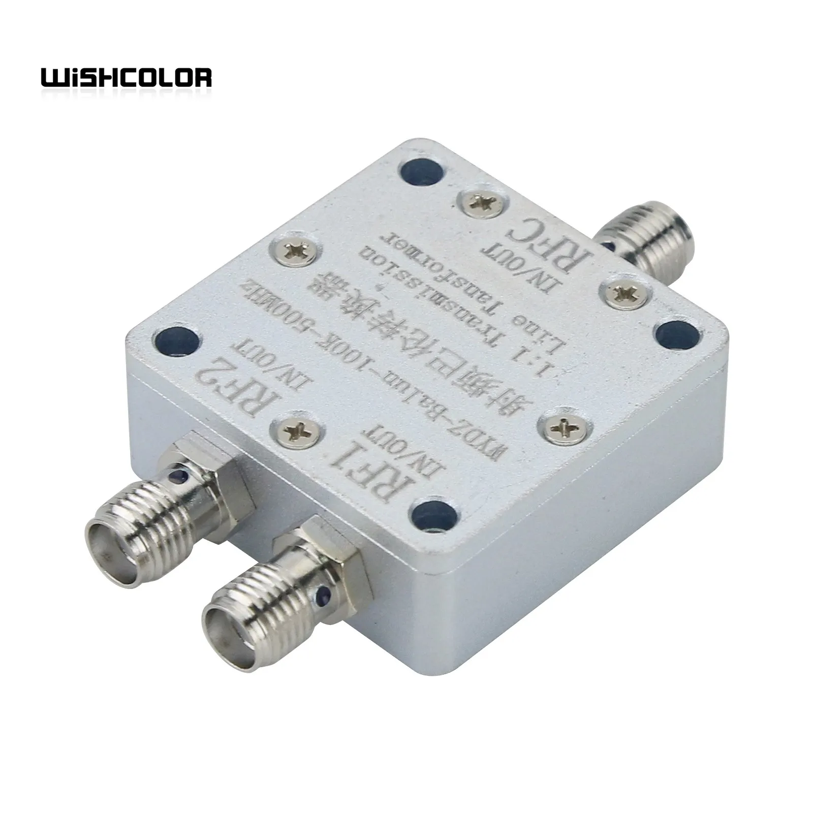 Wishcolor WYDZ-Balun-100K-500MHz 1:1 Transmission Line Transformer RF Balun Transformer SMA Female Connectors 6
