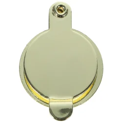 Cat Eye Back Cover Piece Apartment Door Security Mirror Accessories Copper Peephole Covers for Front Viewer Privacy Only