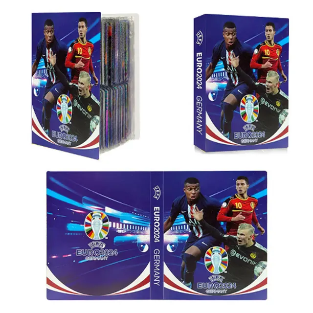 4 Pocket Star Sports Fan Peripherals Cards Album Book Card Holder Binder Protector Binder 240 Slots Collection Loaded List Toys 3