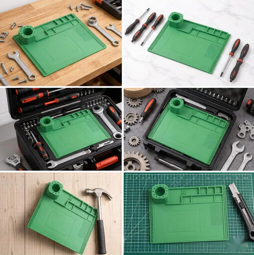 Tapis de Soudure Silicone 500°C Antistatique - Protection pour Réparation Électronique