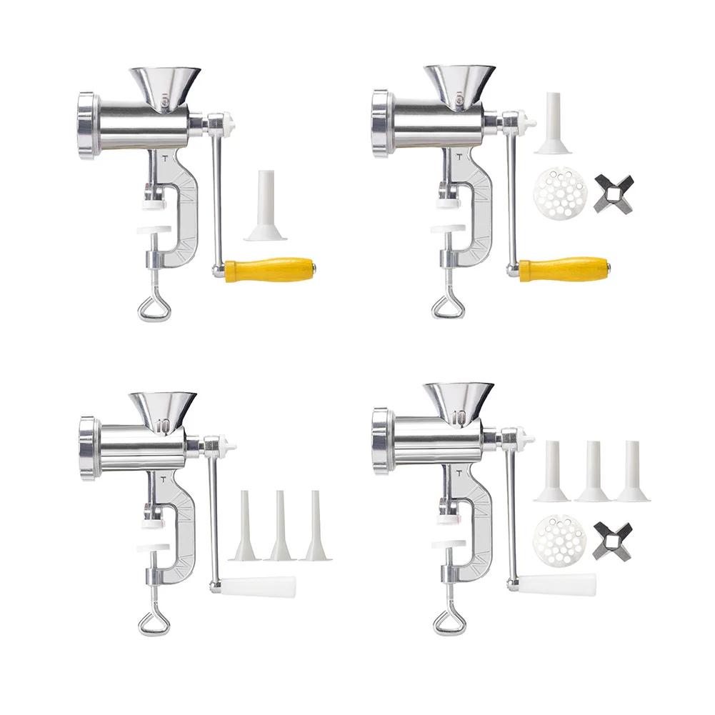 Manual Meat Grinder Hand Crank Meat Grinding Machine Sausage Stuffer Filler Household Pork Mincer Sausage Maker,meat grinder