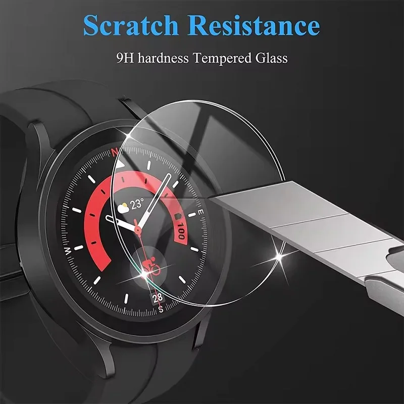 Premium Tempered Glass Screen Protector for Smartwatches - Protective Film Accessory