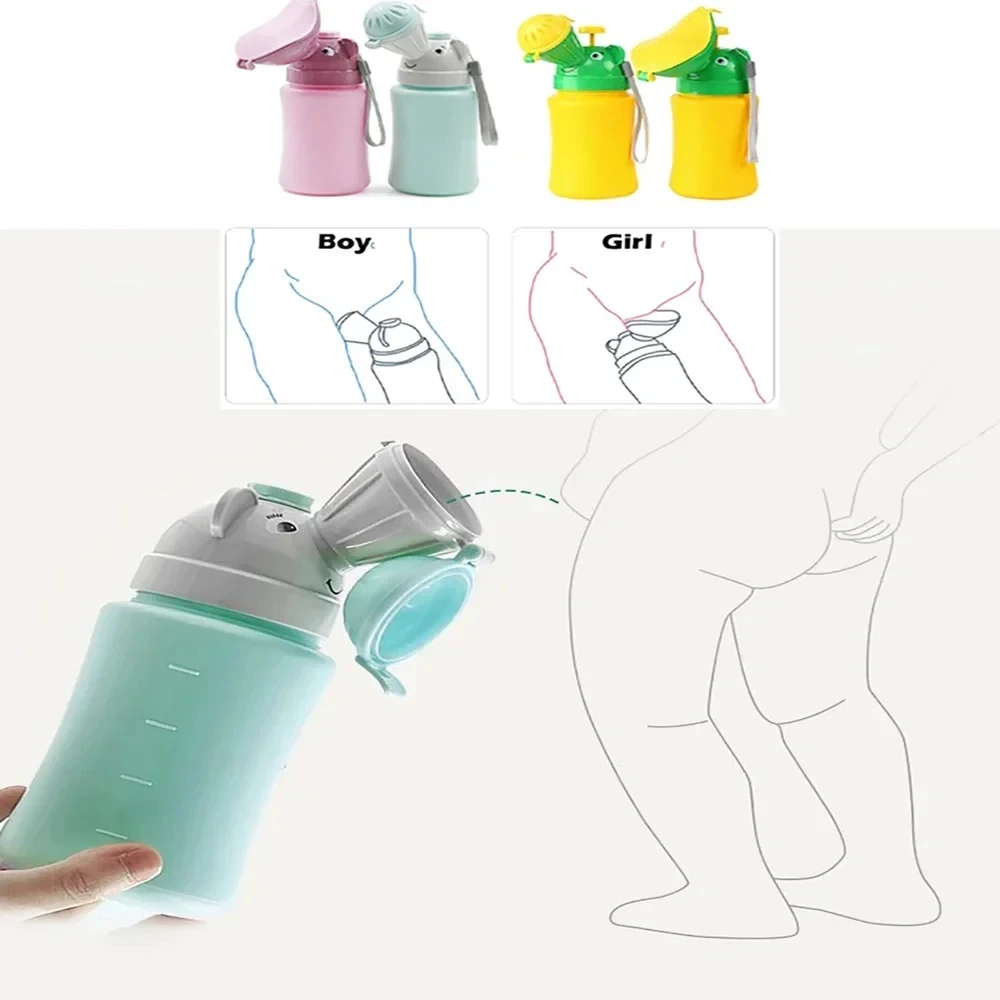 Portable Baby Hygiene Toilet Urinal Boys Girls Pot Outdoor Car Travel Anti-leakage Potty Kids Convenient Toilet Portable Potty