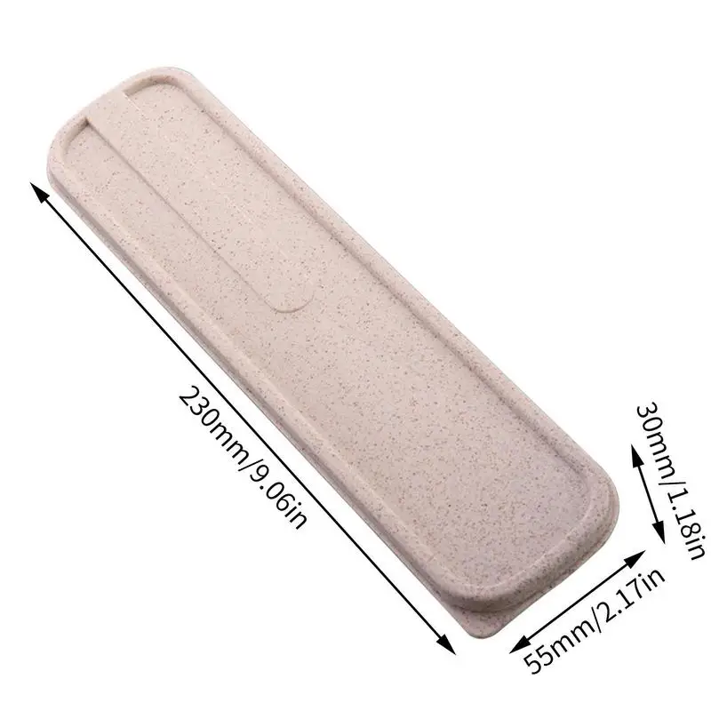 Tableware Box Portable Flip Cover Type Cutlery Case Environmentally Friendly Spoon Storage Box Drop-resistant Household Supplies