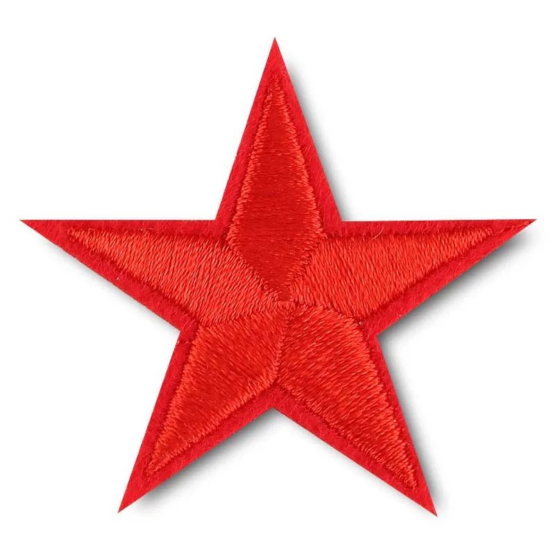 Toppa Stella Rock 7 Cm, Termoadesiva E Da Cucire, Colore Nero/Argento, Per Giacca, Jeans, Stoffa