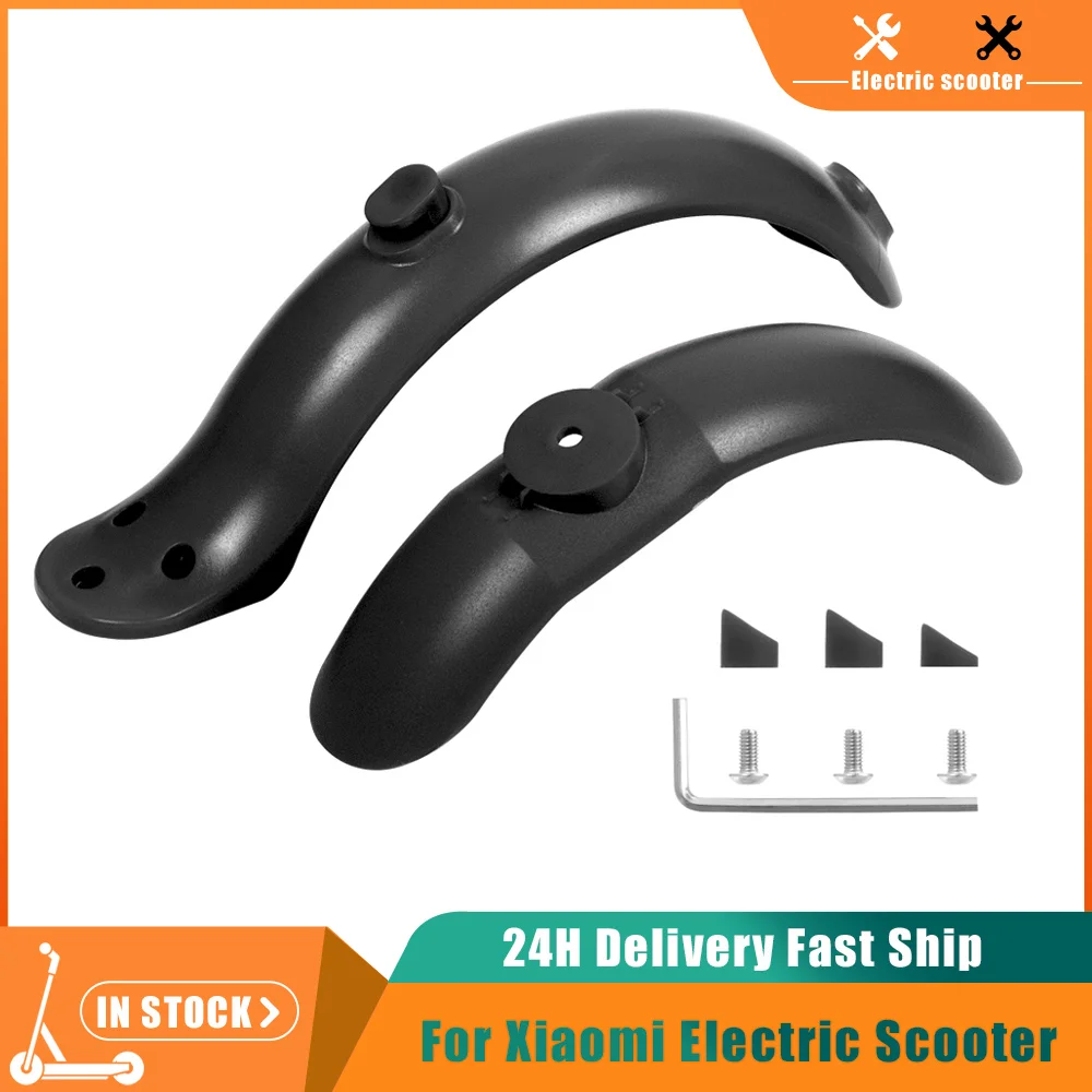 

High quality ABS Fender for Xiaomi M365 1S Pro Electric Scooter Rear Front Mudguard Tyre Splash Mud Guard Fender Set Accessory