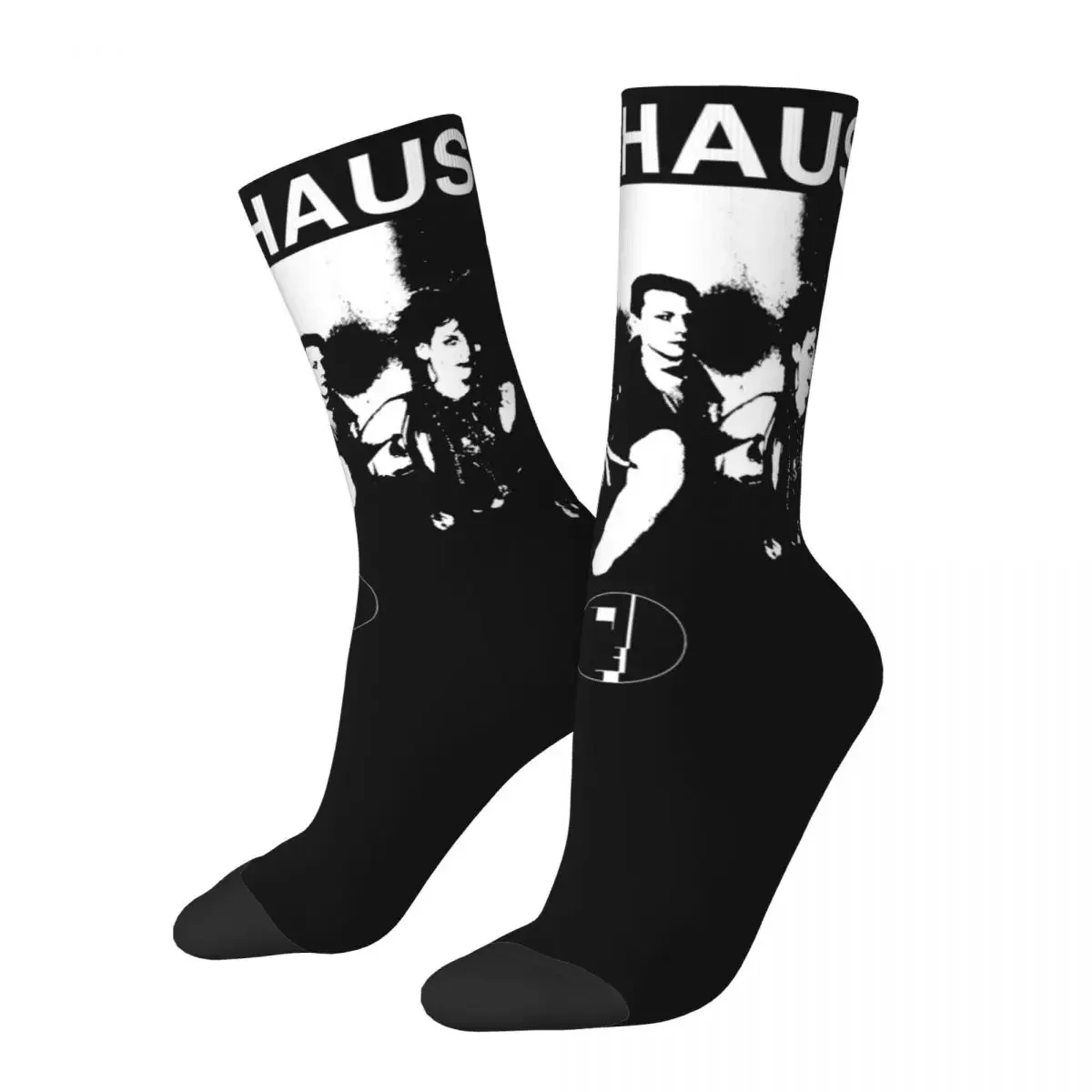 

Bauhaus 80s Goth Socks Men Women 3D Printing Casual Socks Crazy Spring Summer Autumn Winter Socks Gift