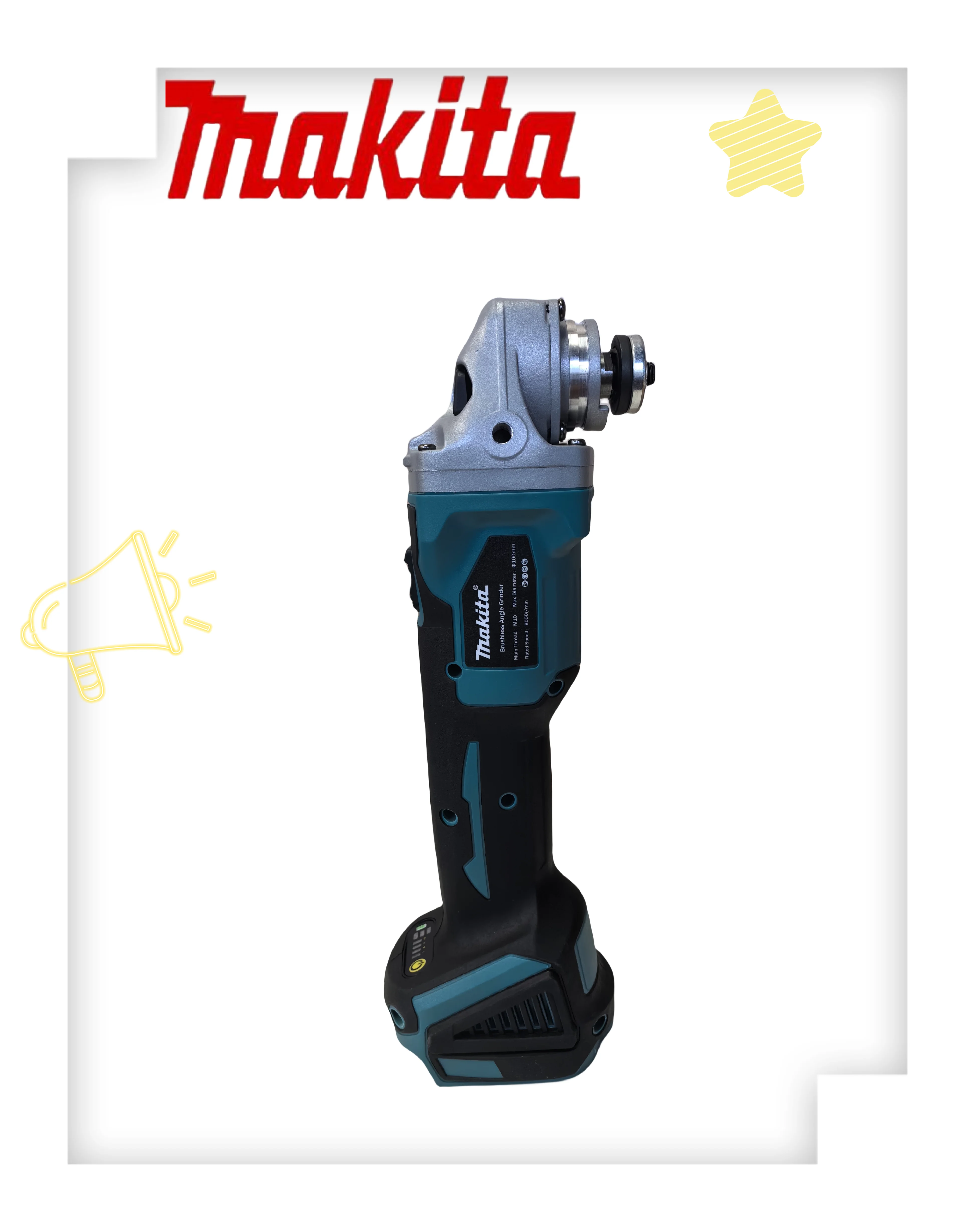 

Makita DGA404 rechargeable 125mm 18V Grinding Machine Moedor De ângulo Brushless Cordless Angle Grinding Cutting Machine
