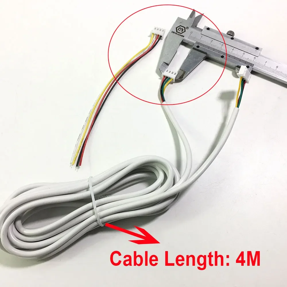 4P 4 Core Wire Cable for Video intercom Video Door Phone Doorbell Cable 4m video doorbell cable