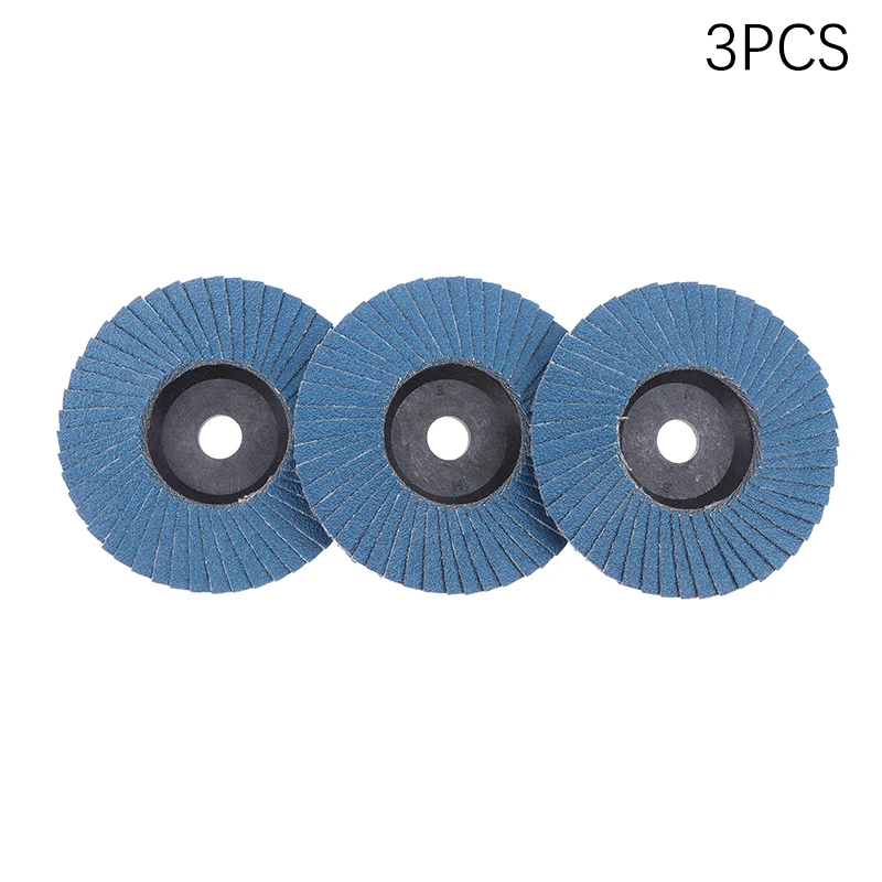 

3pcs 3 Inch Flat Flap Discs 75mm Grinding Wheels Wood Cutting For Angle Grinder 75mm/3 Inch Aperture 10mm 120 Grains Of Sand