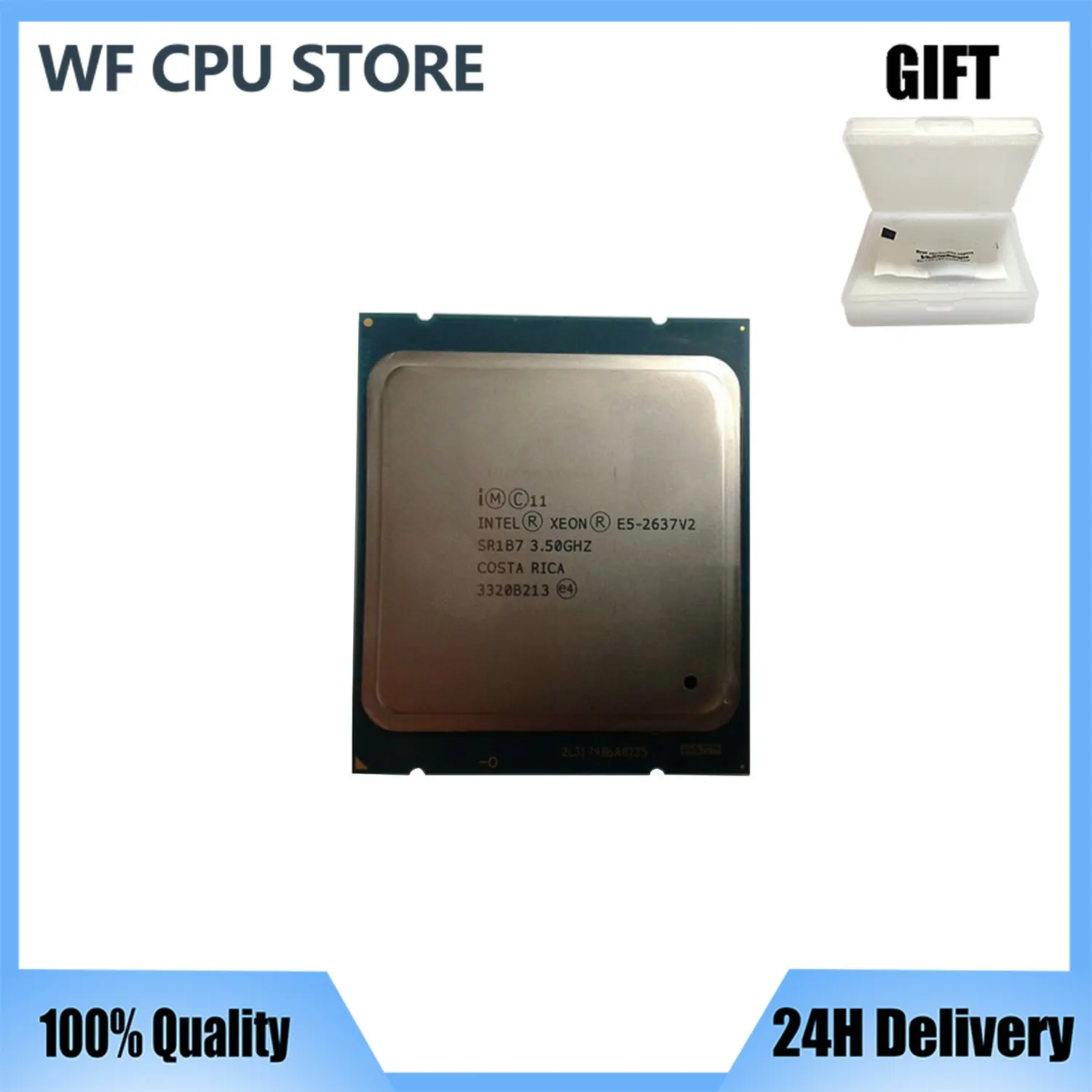 

Intel Xeon E5-2637V2 CPU 3.50GHZ 15MB 130W 4-cores LGA2011 E5-2637 V2 processor E5 2637V2 free shipping E5 2637 V2 Original CPU
