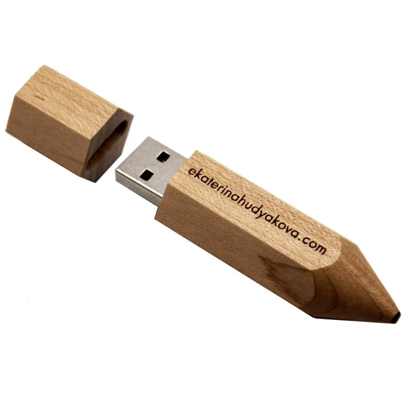 Madeira Maple Madeira Usb Flash Drives Real Capacidade Memory Stick Pen Drive de Logotipo Personalizado Gratuito 64gb 32gb 16gb gb 4g Gift u Disk - Imagem 2
