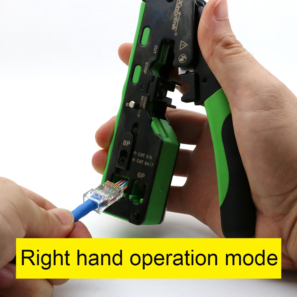2023 New CAT5 CAT6 CAT6A CAT7 CAT8 Crimping Pliers multitool rj45 crimper network tool stripper cutter ethernet cable clamp lan 4