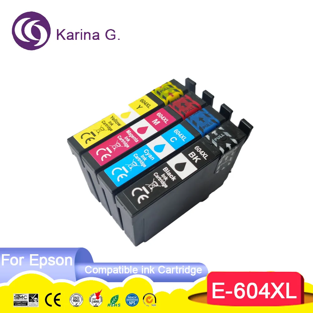 xl Premium Compatível Cartucho de Tinta a Jato de Tinta para Epson Xp2200 Xp-2205 Xp3200 Xp-3205 Xp4200 Xp-4205wf-2910dwf Wf-2930dwf Wf-2935dwf Wf-2950dwf Impressora 604xl T604 t 604 xl T604 - Imagem 3