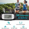 3D Sensor LCD Pedometer Steps And Calories Burned LCD Pedometer Step Distance Walking Bottom 2