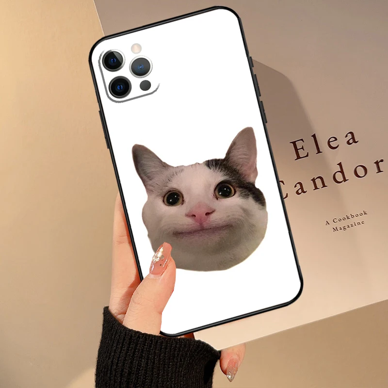 Beluga Cat Meme Face Smiling Case For OnePlus 11 8 9 10 Pro 8T 9R