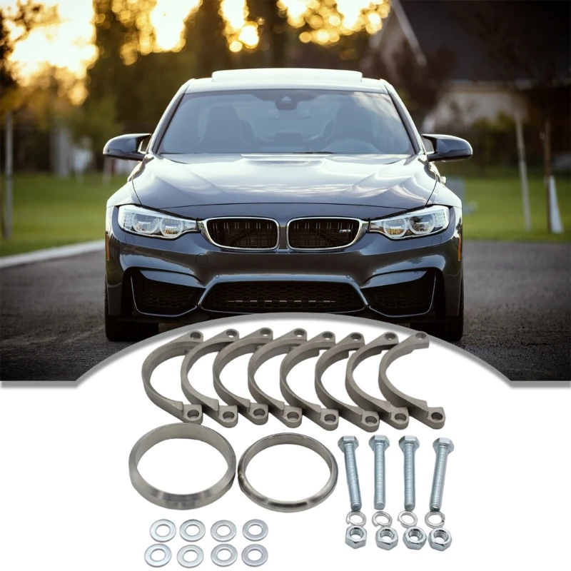 

Replacement Anti Oxidation Exhaust Clamp Heat Pressure Resistant Suitable for E46 3Series Automobiles Repair Maintenance
