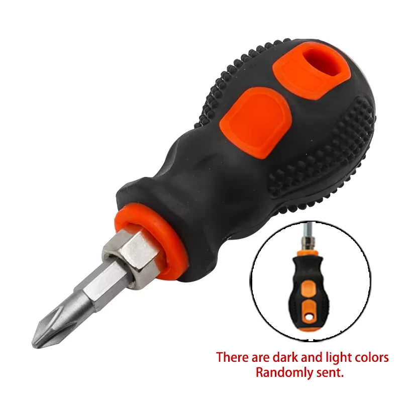 Compact Portable Radish Head Screwdriver with Ratchet Handle