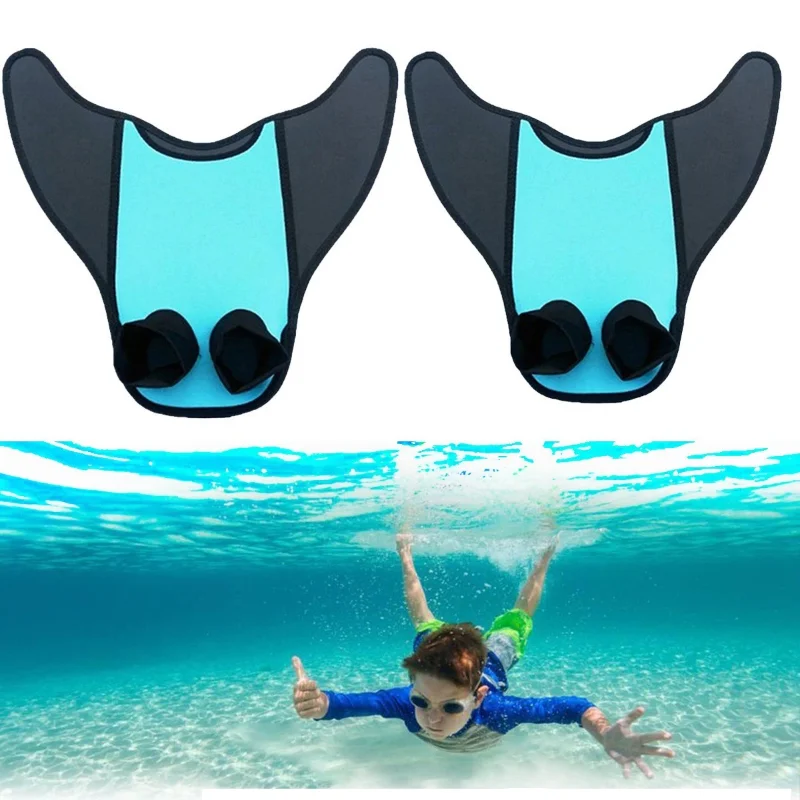 New 1pcs Mermaid Swimming Tail Monofin Fins One-piece Flipper Swim Fins Swimming Training Fins for Kids
