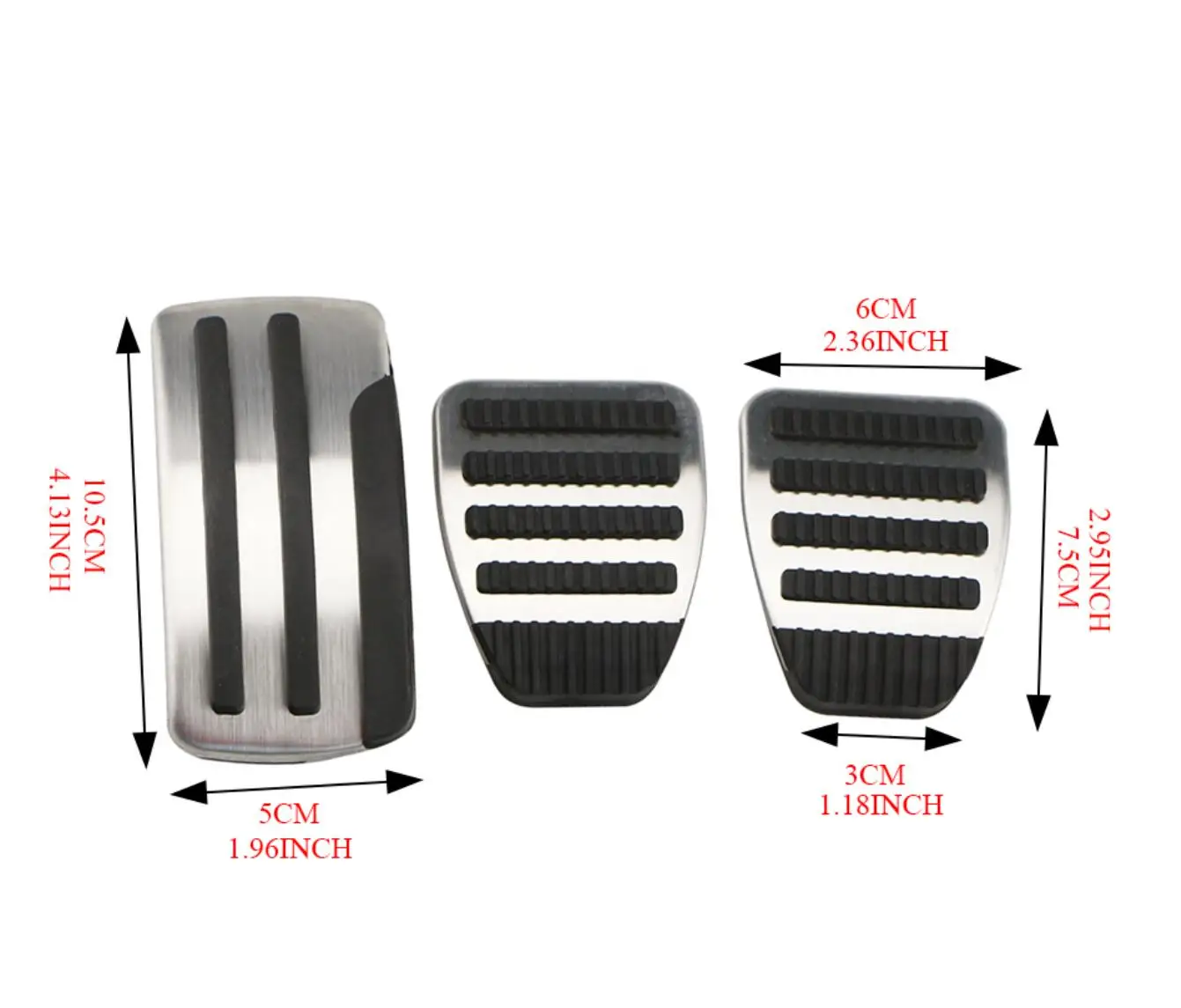 Stainless Steel Car Pedals AT MT Pedal Cover for Nissan X-trail Xtrail T31 2010-2013 Qashqai J10 2012-2015 Accessories car accessories,car pedals,pedal cover,stainless steel pedal cover
