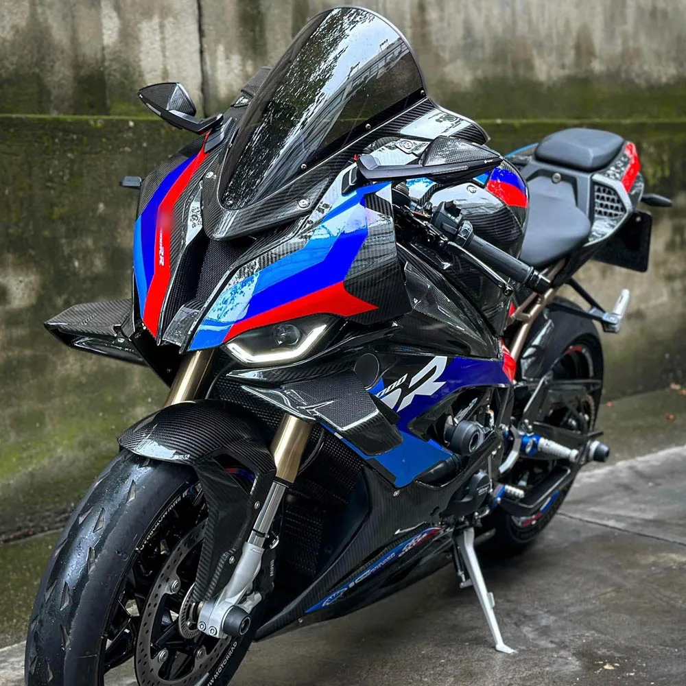 S1000RR Carbon fiber windshield Motorcycle Wind Deflector BMW S1000 RR M1000RR- Windshield Windscreen
