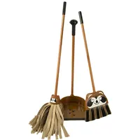 Children's Cleaning Toy  Simulation Mini Sweeping Broom Set  Baby Kindergarten Mop Dustpan Kids Play House Housework Suit Toys 1