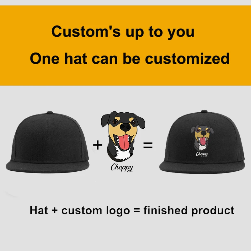 Custom Logo Snapback Cap Team Embroidery Monogram Baseball Hat Personalized Men Women Gorras Planas Hip Hop Bone Aba Reta 2