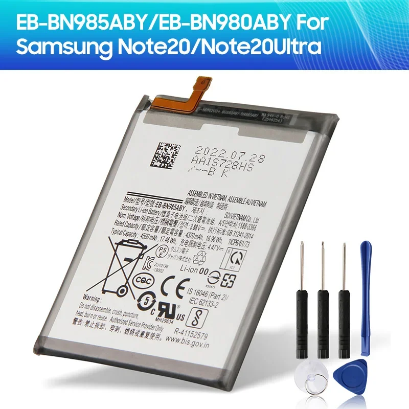 

Replacement Battery EB-BN985ABY Note20 Ultra EB-BN980ABY Note20 For SAMSUNG Galaxy Note 20 Ultra Note20 Ultra Phone Battery