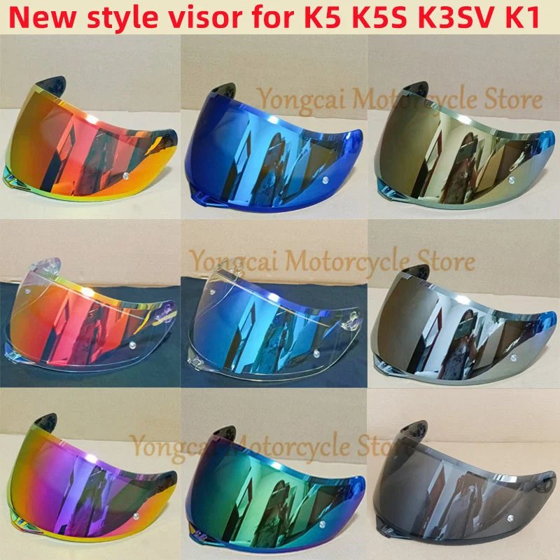 Capacete viseira para agv k5 k5s k3sv k1 capacete da motocicleta lente