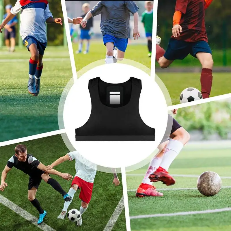 Football Vest For Tracker Soccer Vest Fitness Tank Top Workout Tank Top Breathable GPS Tracker Vest Soccer Training Vest Sports 2