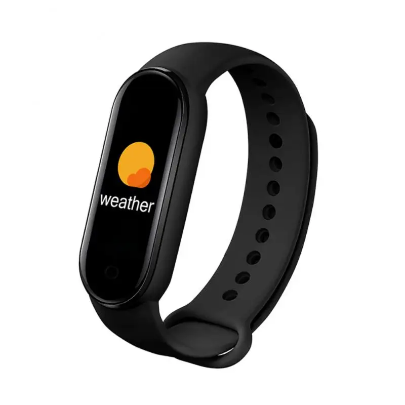 M6 Smart Bracelet Call Information Reminder Music Control Heart Rate Monitoring Alarm Clock Convenient Sports Fitness Smartwatch 