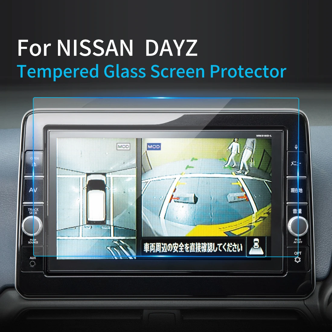 

Car Stickers Screen Protector For NISSAN DAYZ 2023 Navigator Display Tempered Glass Protective Film Car Accessories For Vehicles