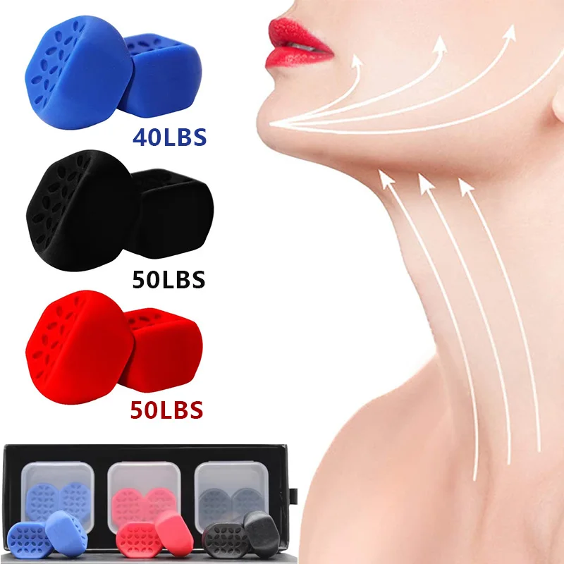 Jawline Exerciseur pour tonifier les muscles de la mâchoire du visage,  masseur de fitness, massage des muscles du visage, balle à mâcher, lifting  du ruisseau et des joues, amincissant - AliExpress