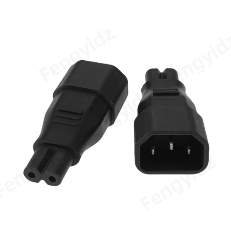 1PCS IEC 320 C14 to C7 adapter IEC C7 to C14 AC adapter Kettle 3-Pin Male To Female Power Converter Plug Socket