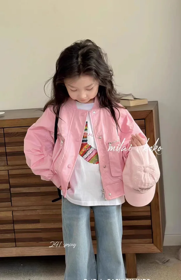 New Bambine Ragazzi Baseball Orlando Giacca Con Cappuccio R Moda - Foto 8