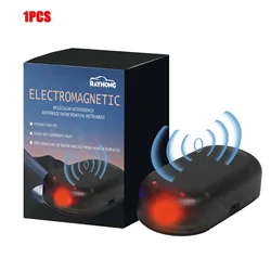 Solar - Powered LED Car Security Light - Wireless Anti - Theft Warning Lamp (Red)