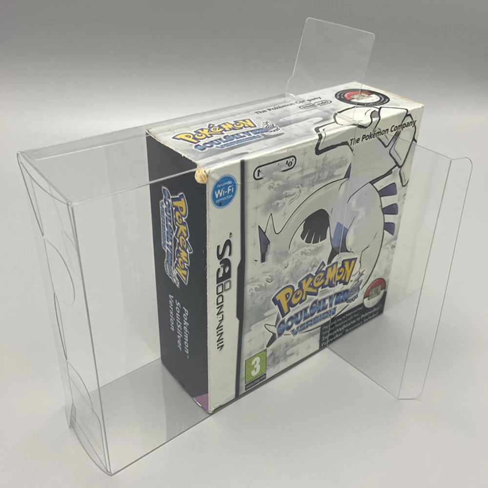 Custodia Protettiva Trasparente Per La Società Pokemon Raccogli Scatole Per Nintendo Dual Screen Nds Game Shell Clear Display Case