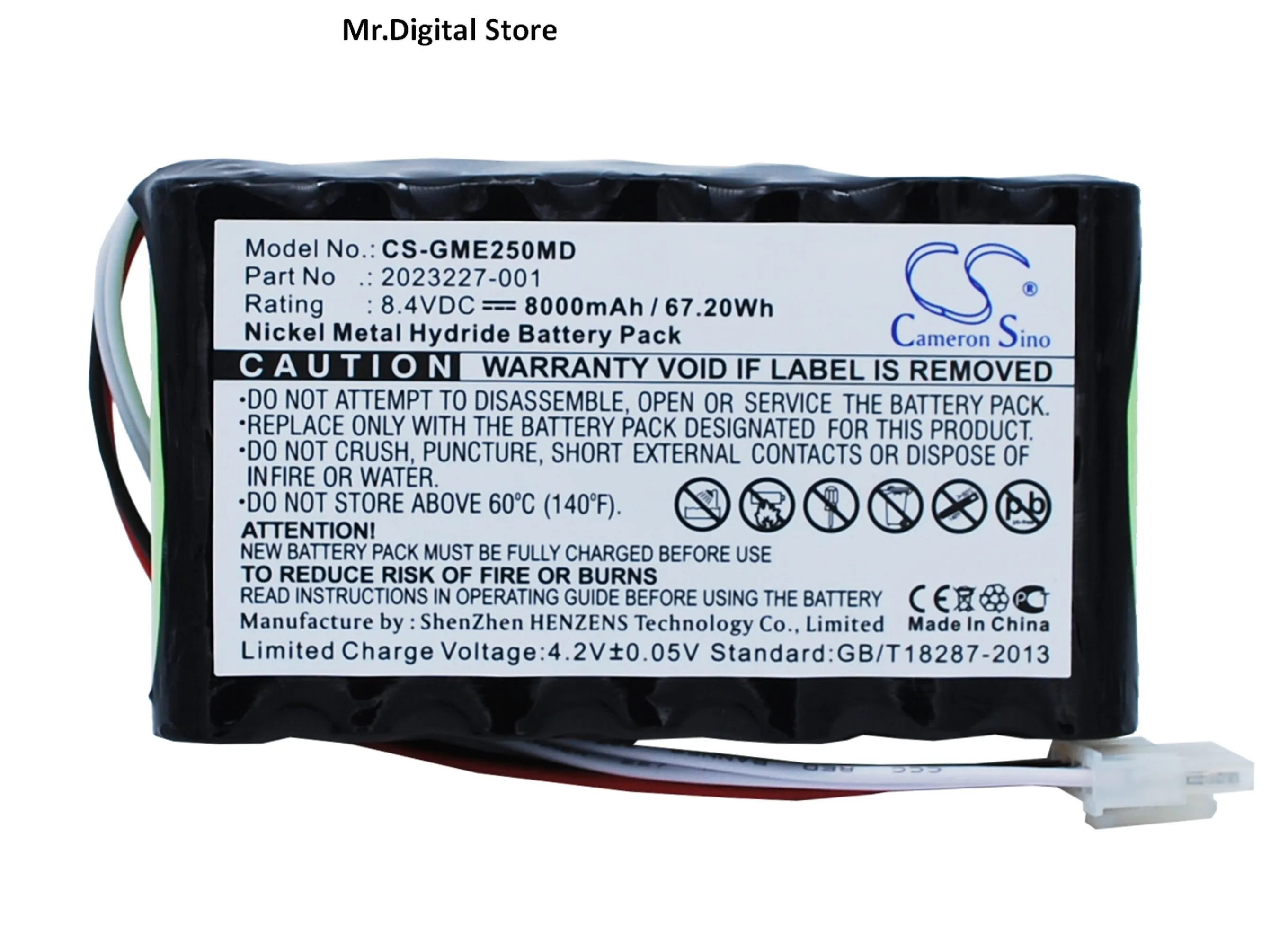 

Cameron Sino 8000mAh Medical Battery for GE Dash 2500 Patient Monitor, ARC Aestiva 7100,ARC Aespire 7900, AMED2250, CardioCap 5