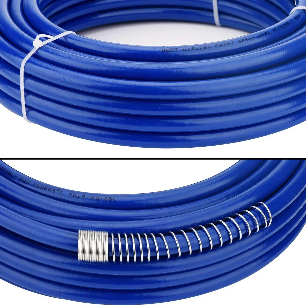 Tuyau Airless 10 M – Pression 3300 Psi, 1/4 Pouce, Bleu, Pour Pistolet Peinture