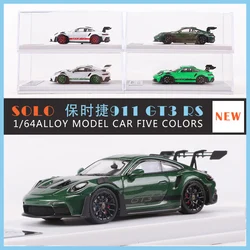 SOLO 1:64 911 992 GT3RS Gulf Alloy Model Car