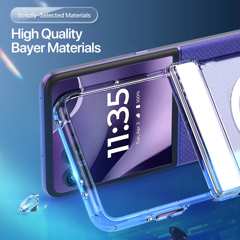 DUX DUCIS Magnetic Anti-Fingerprint Transparent Protective Case