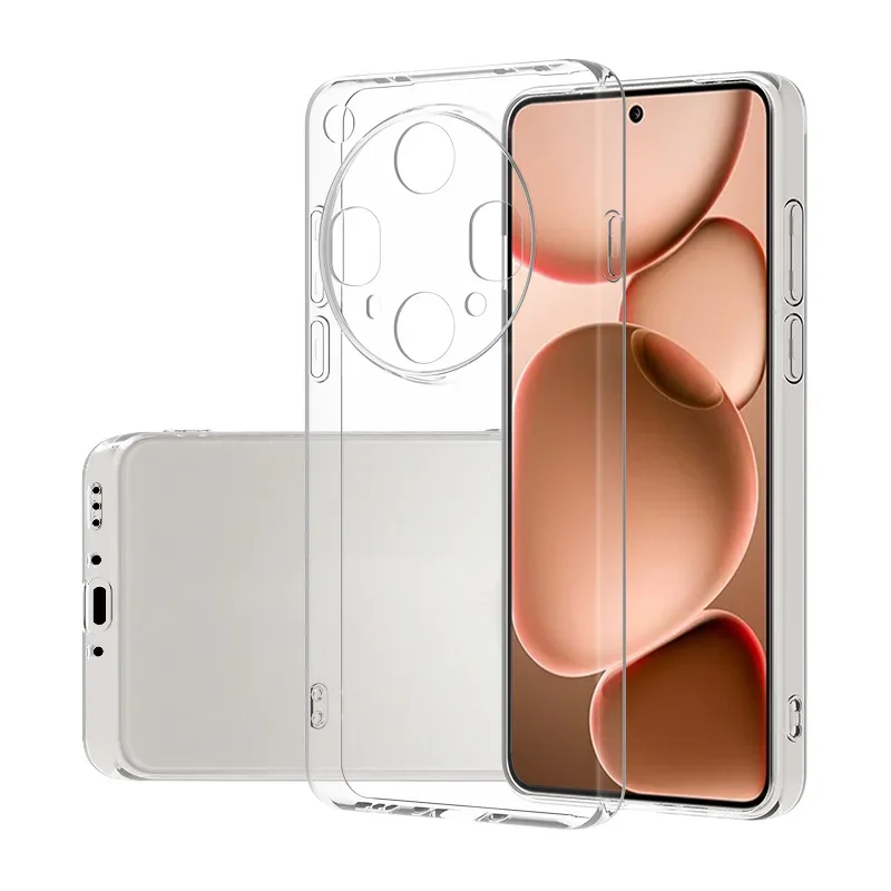 Clear Transparent Soft TPU Phone Case - Simple Slim Design