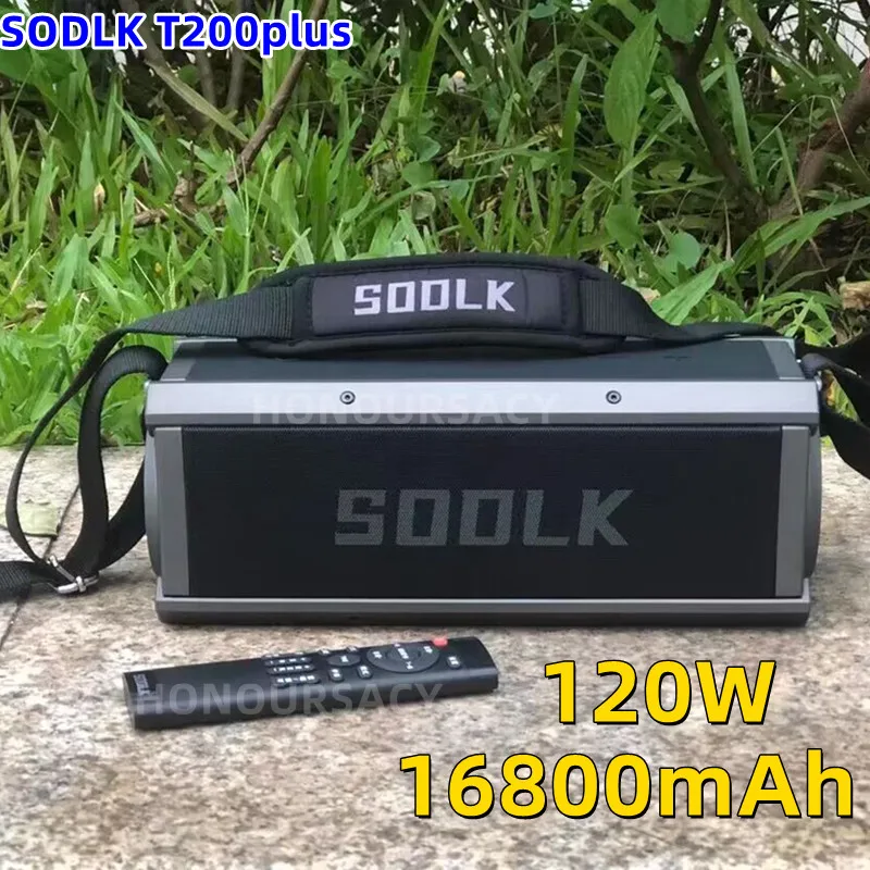 

SODLK T200plus 120W High Power Bluetooth Speaker Home Theater Stereo Outdoor Wireless Subwoofer PortableTWS Audio With Microphon